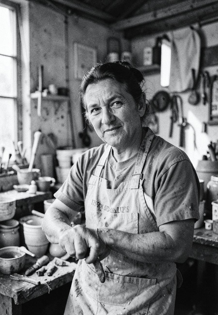Portrait of a maker at work, from a Shineworks documentary series
